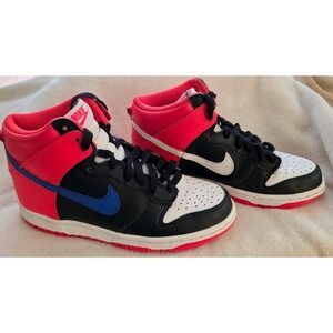 NIKE YOUTH DUNK HIGH "KNICKS" SIZE 5Y, WOMENS SIZE 6.5